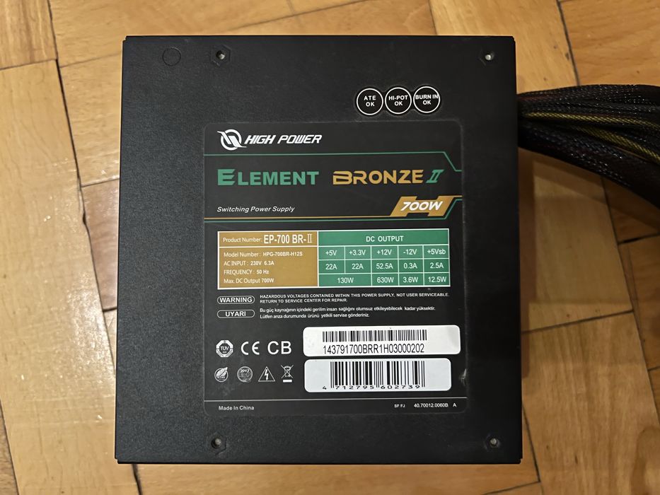 Sursa 700W High Power Element Bronze II