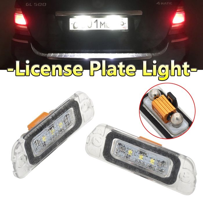 плафони заден номер за Mercedes ML и GL W163, W164, X164 мерцедес мл