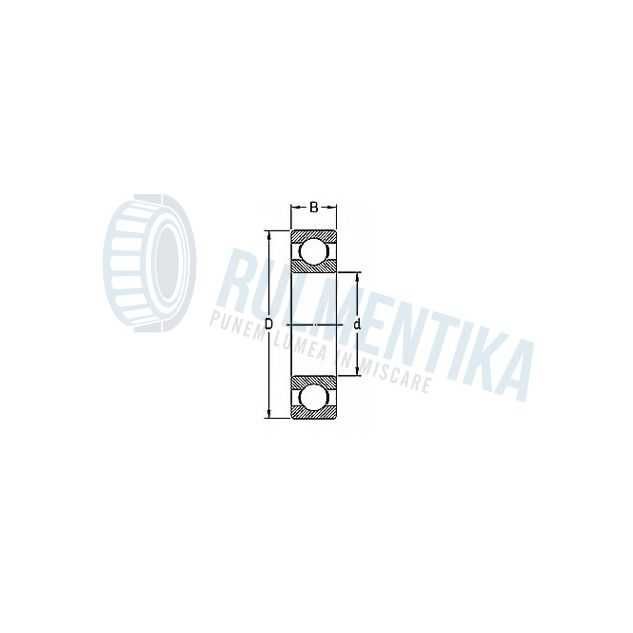 Rulmenti SKF Explorer - 6007-2RS1 - Sigilati