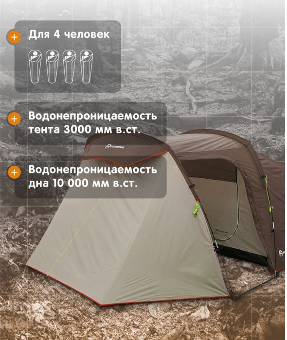 Новая четырехместная палатка
