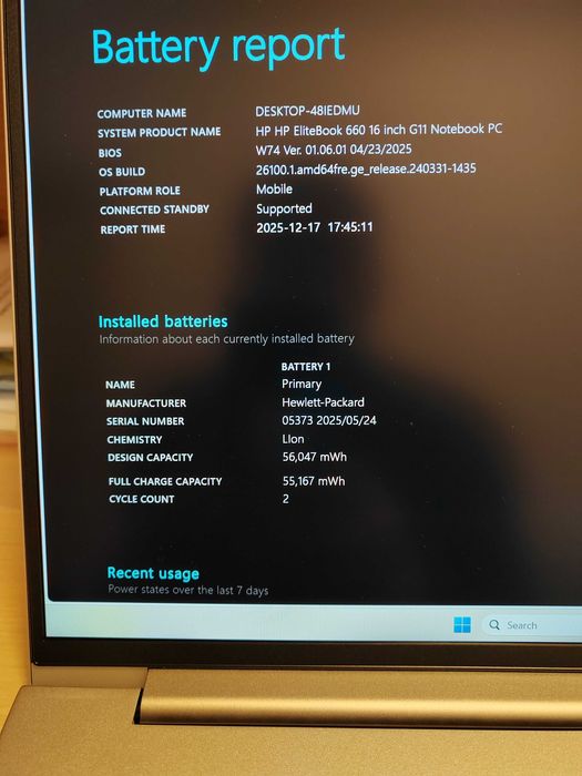 Laptop HP EliteBook 660 G11 ultra 5 16gb ram NOU Magazin CashGen