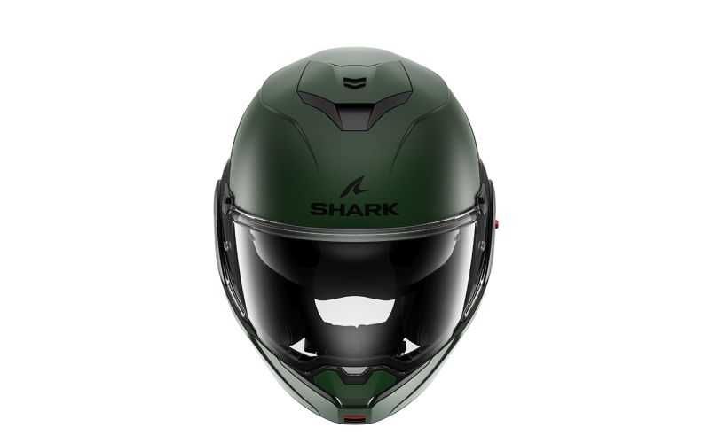 Модуларна Отваряема мото каска за мотор SHARK OXO МАТТ GREEN