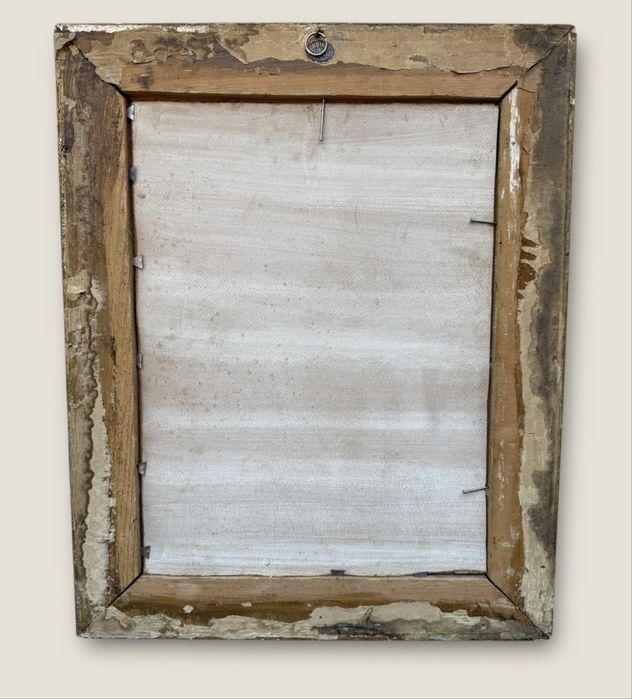 Pictura “Portret fetita” scoala Baia-Mare semnat Olejnic Janka