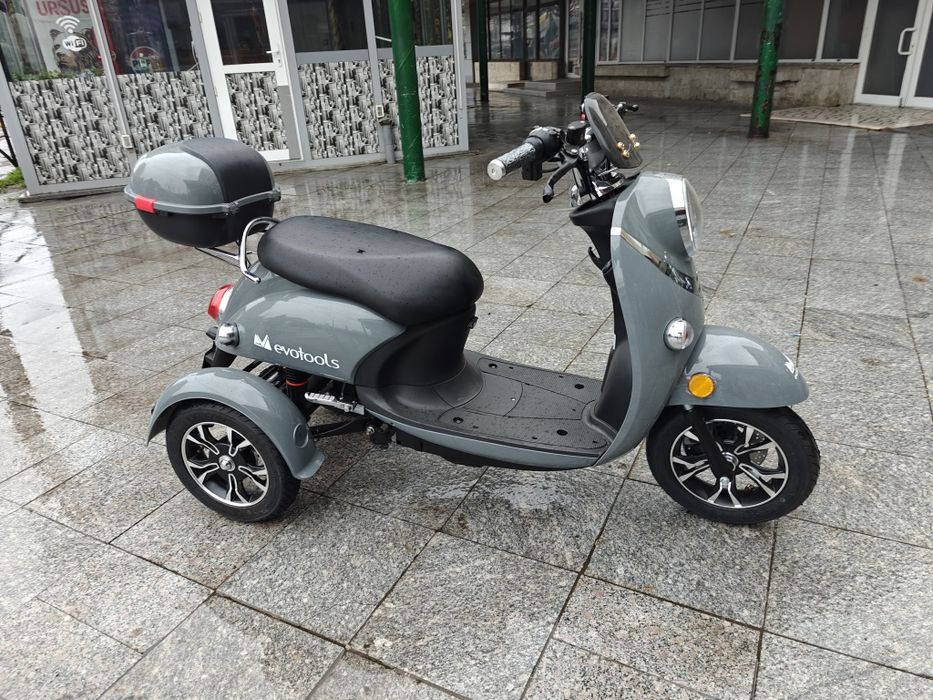 Tricicleta Electrica Fara Permis, 2 locuri, Motor 800W, 60V -20 Amperi