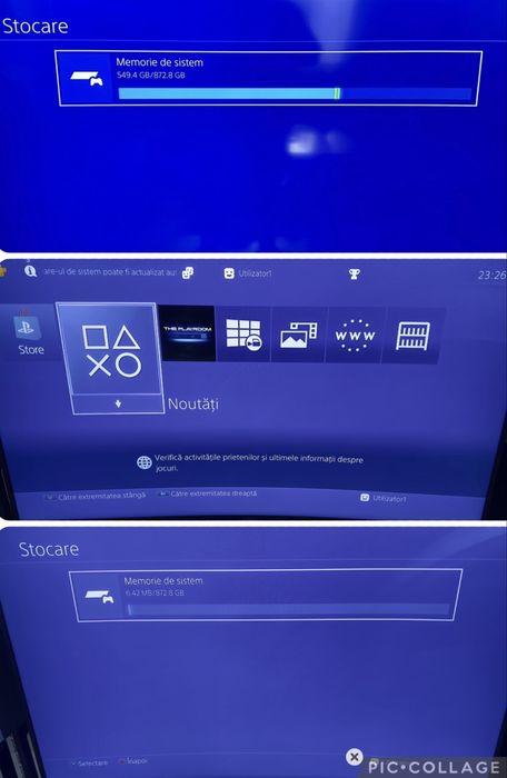 PS4 Pro 1TB + 2 controllere + jocuri