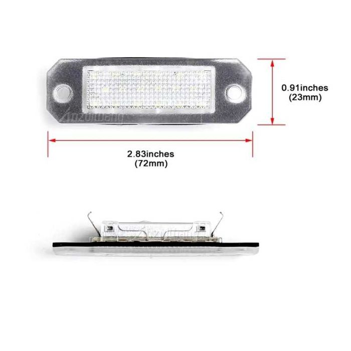 Lampi LED numar VW Transporter Multivan/Caravelle/Caddy - Fara Eroare