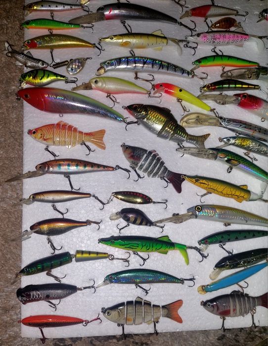 Примамки,воблер,блесни,силикон,плопер,клен,костур,щука,бяла,сом распер