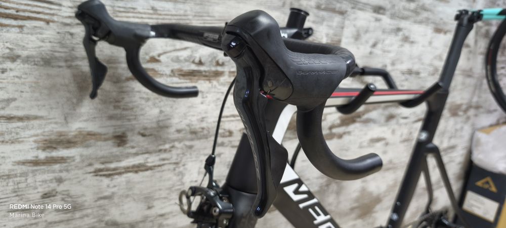 Карбонов шосеен велосипед без капли Merida Reacto Team Dura-Ace | L