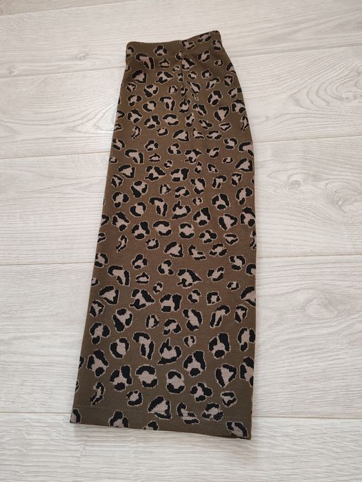 Fusta Tu casual, 36, print leopard