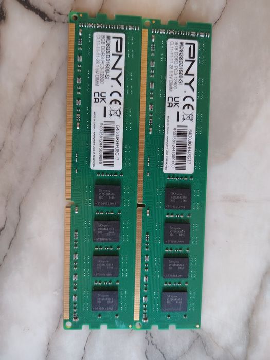 Памет 16GB (2x 8GB) PNY DDR3 1600 (PC3 12800)
