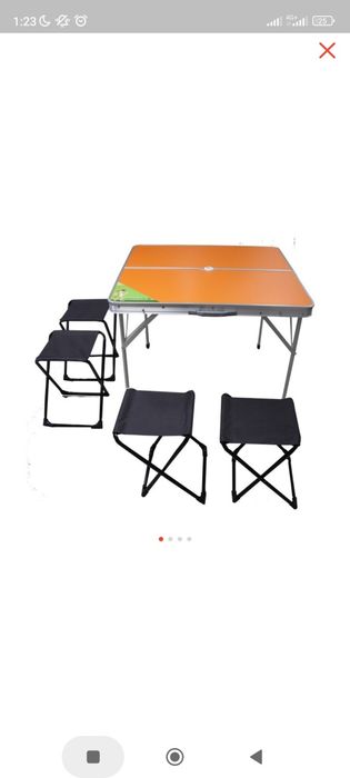 Стол с 4 табуретками Green Way