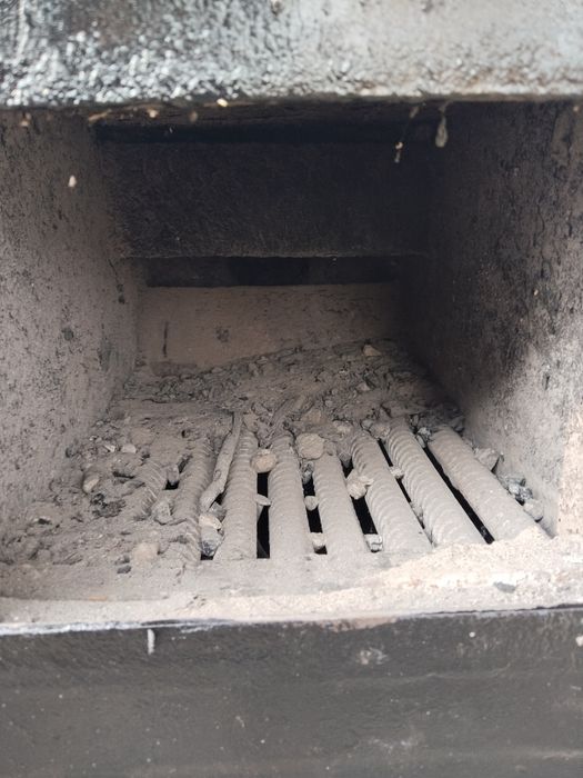 Печка на угле полностью рубашка