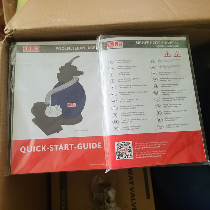 Sistem de filtrare cu nisip pentru piscine
