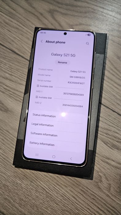 Telefon Samsung s21 5g  128 gb