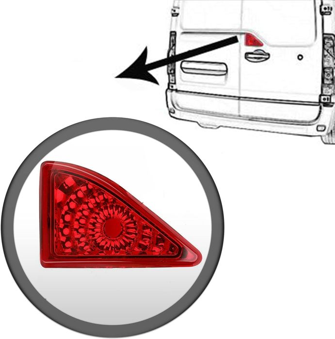 Допълнителен Трети стоп, Renault, Master 3, Opel, Movano 2, NV400