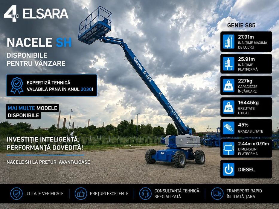 Genie S85 Nacela cu brat diesel 28 metri - GENIE S85