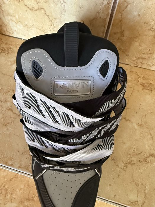 Lanvin Curb Black Reflective