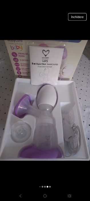 Pompă electrică de sân Easycare 2 în 1