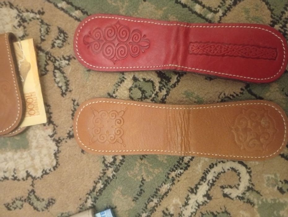 Зажим для денег кожаный