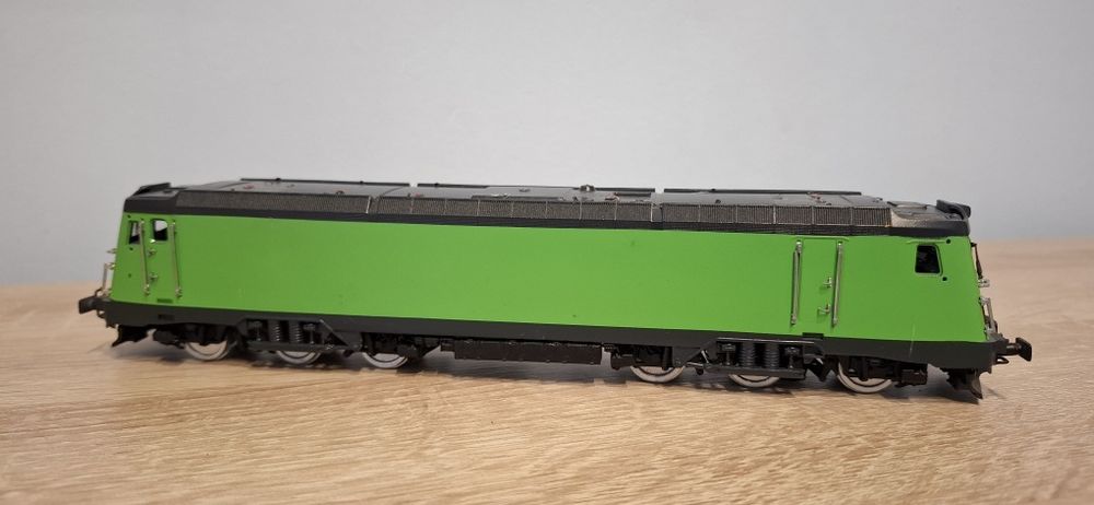 Vand macheta statica incompleta locomotiva Lema Green Cargo trenulet electric 1:87 h0