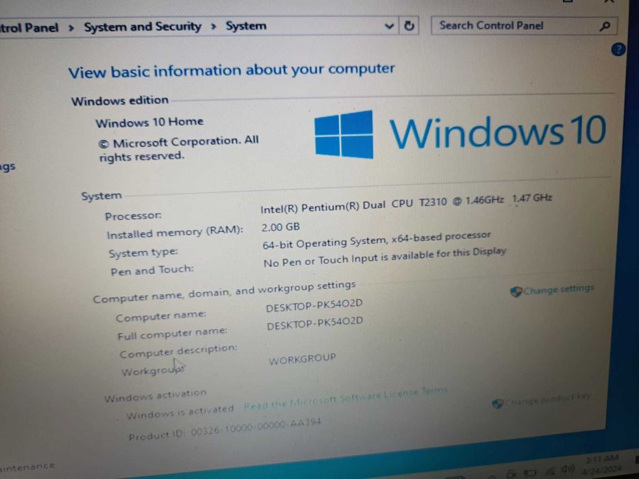 Laptop Acer Aspire 5720Z