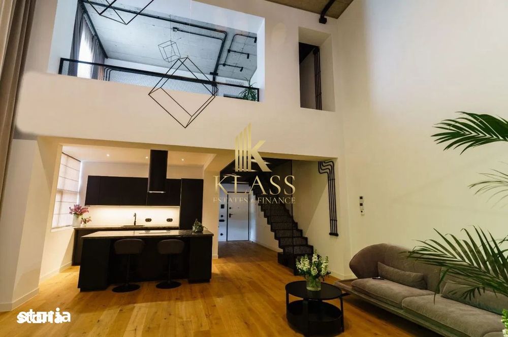 Apartament dispus pe 2 etaje - 4 camere - BRICK LOFT FLOREASCA