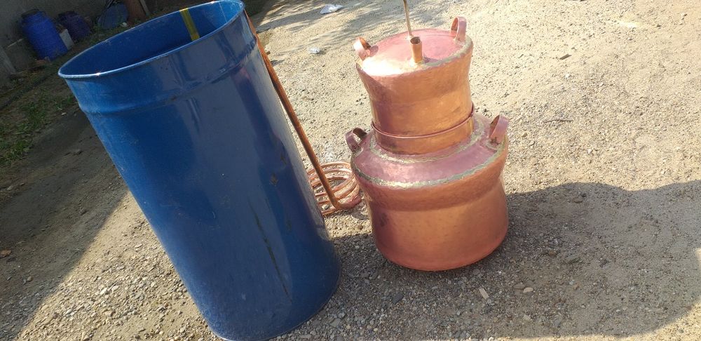 Vand cazan de țuică la 70 de Litri cu fundul de 4mm