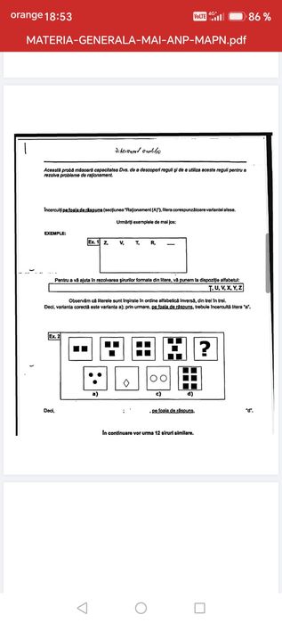 Vând teste psihologice MAI,MAPN ,armată ,poliție ,penitenciar ,pompieri ,jandarmerie