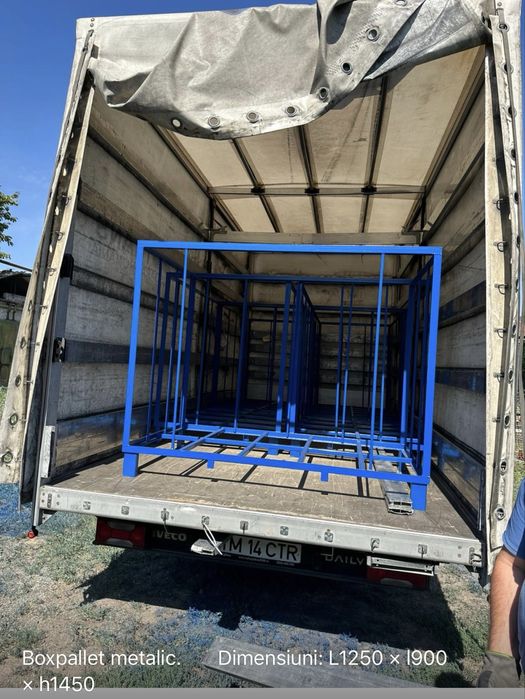 Producem Cutii metalice depozitare manipulare stivuibile