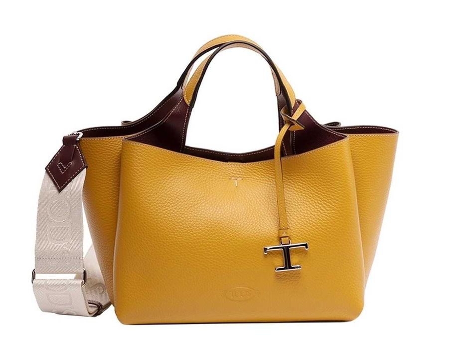 TODS APA Timeless Small Leather Bag Оригинална Дамска Кожена Чанта 42см