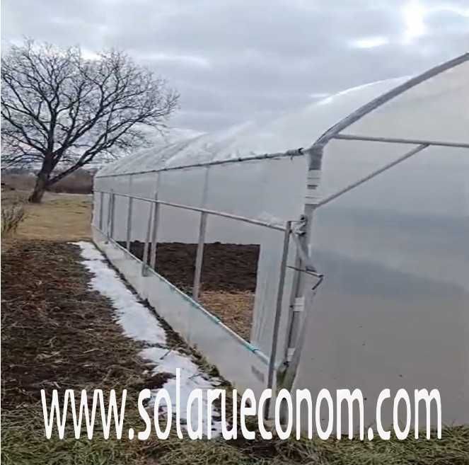 Solarii (sere) modulare din țeava zincată