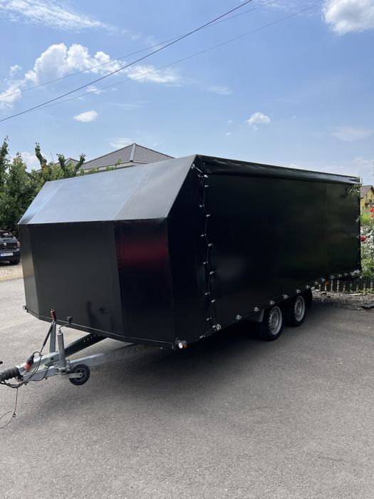 Vand Remorca Galla inchisa cu prelata , Omologata in acte , ca noua !