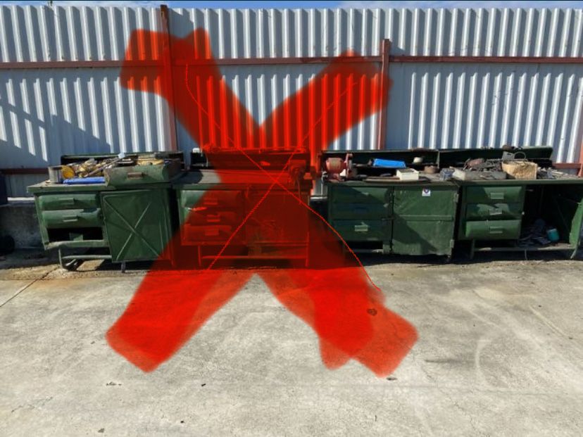 Banc de lucru metalic