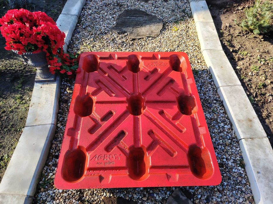 Еко палети от слънчогледова шлюпка