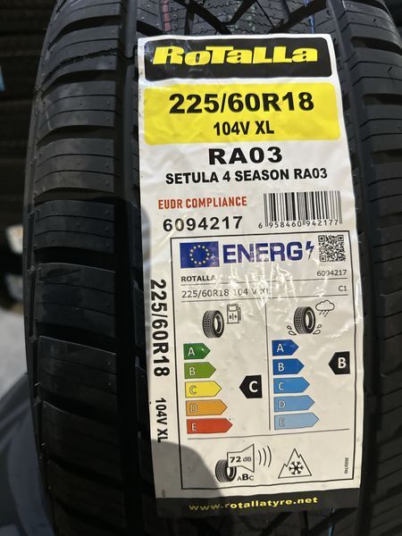 Нови всесезонни ROTALLA SETULA 4 SEASON RA03 225/60R18 104V XL 2256018