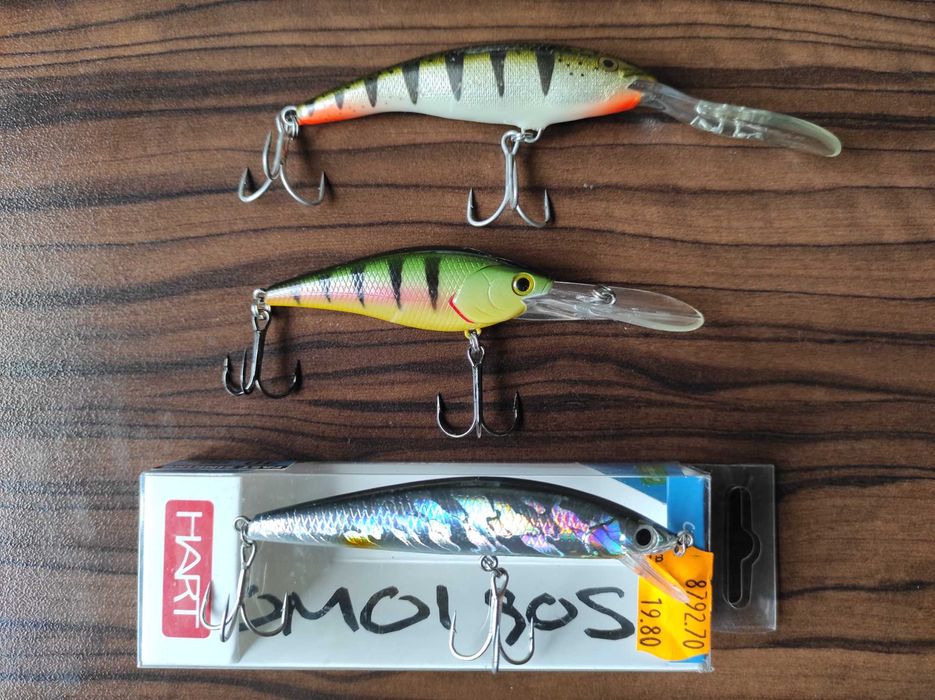 Воблери-Rapala,Storm,lucky craft,Strike Pro,блесни Mepps и др.