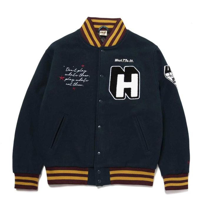HUF x Miles Davis Pangaea Varsity Jacket ОРИГИНАЛНО мъжко яке - L