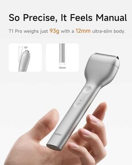 Електрическа самобръсначка Laifen T1 Pro, с 3 накрайника, 120 мин. , водоустойчива IPX7