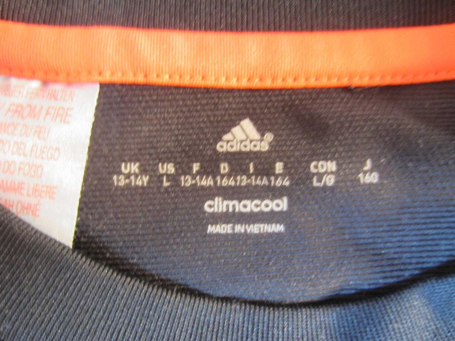 Tricou fotbal copil,Rooney, Manchester United, masura 13-14 ani, Adidas Climacool, stare buna (Cifra "1" de pe spate este usor uzata)