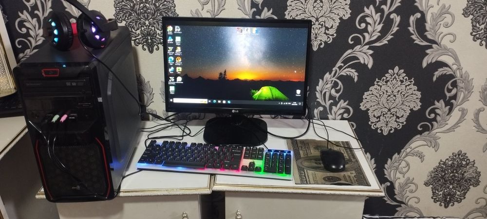 Igrovoy Kompyuter gaming GTX 1050 ti 4 gb