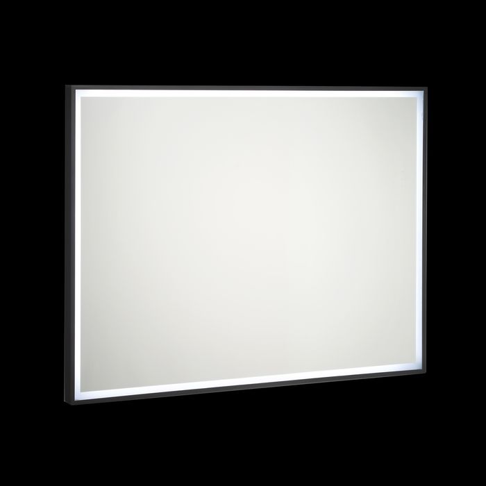 Лед LED огледало за баня ФЛОРА FLORA в черна рамка - 60/80/5 СМ