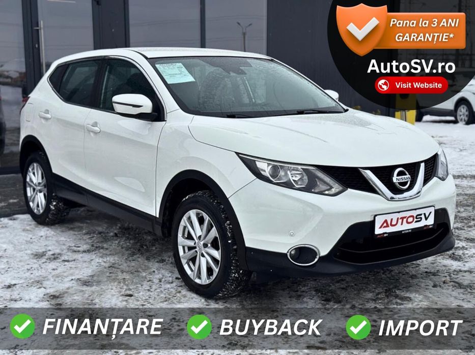 Nissan Qashqai 1.6dCi / Garantie extinsa / Rate Fixe cu avans ZERO / Buyback /