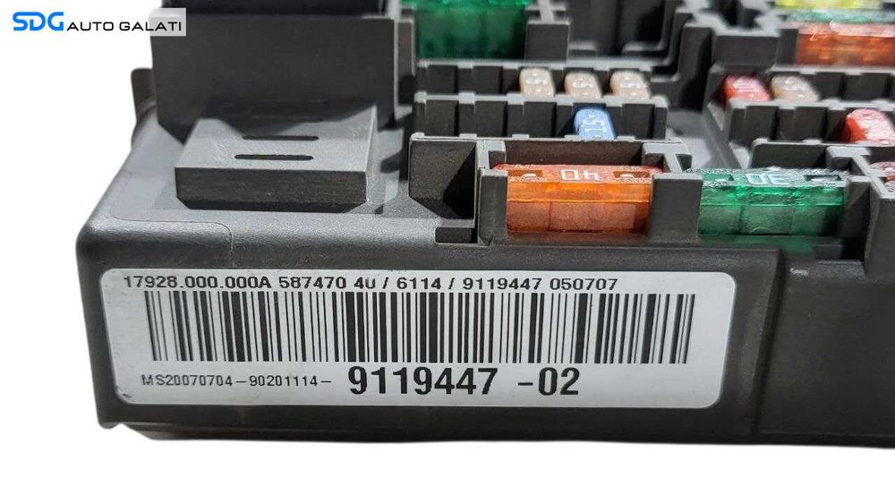 Tablou Panou Relee Sigurante BMW Seria 3 E90 2004 - 2011 Cod 9119447-02 9119447 [L7605]