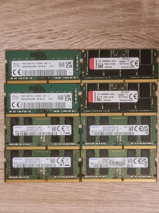 Memorie RAM sodimm laptop 16GB DDR4 2400MHz 2666 MHz 3200MHz