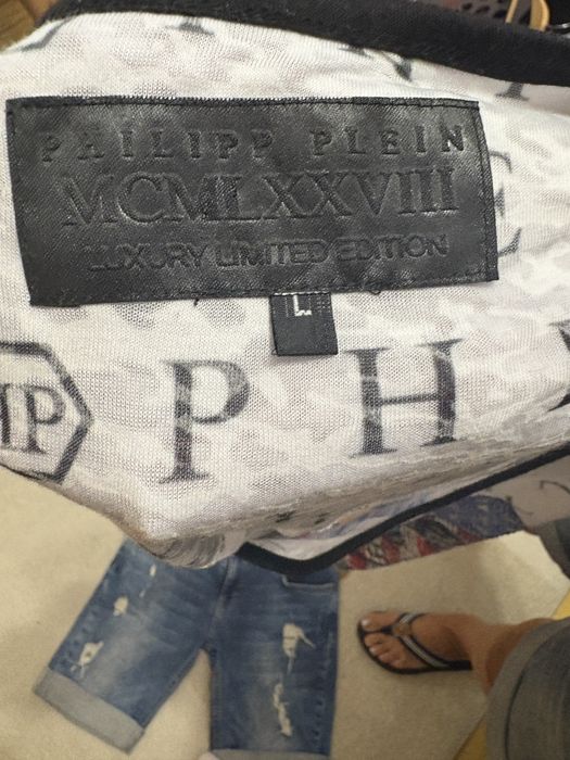 Дънки къси Philipp Plein + Тениска
