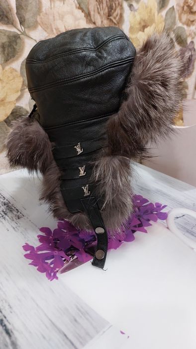 Шапка ушанка чернабурка