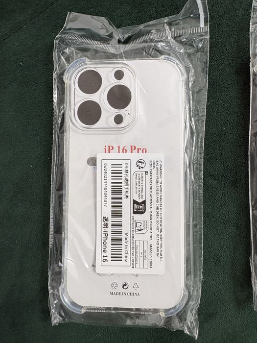 Husa  + Folie Iphone 15 Pro si Iphone 16 Pro