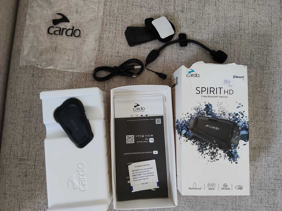 Casca motor HJC C70 + Cardo Bluetooth Headset