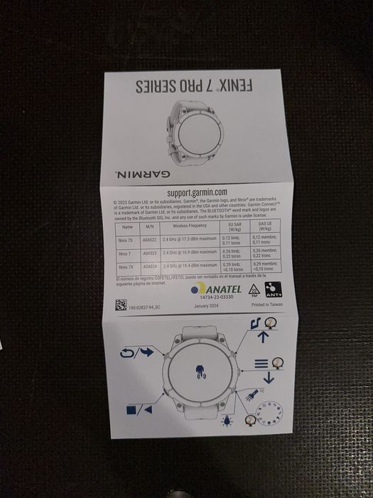 Garmin Fenix 7 pro - sapphire solar