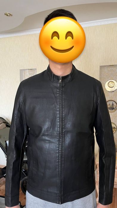 Куртка кожаная новая